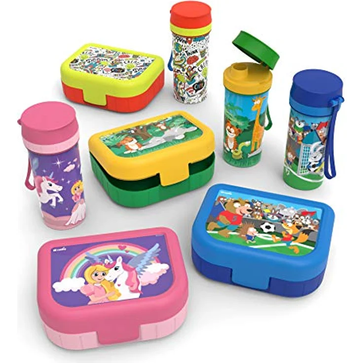 Rotho Brotdose und Trinkflaschen-Set für Kinder Princess  – Bild 6