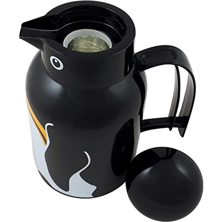 Helios Thermo-Bird Pinguin Kunststoff-Isolierkanne, schwarz, 1 Liter – Bild 7