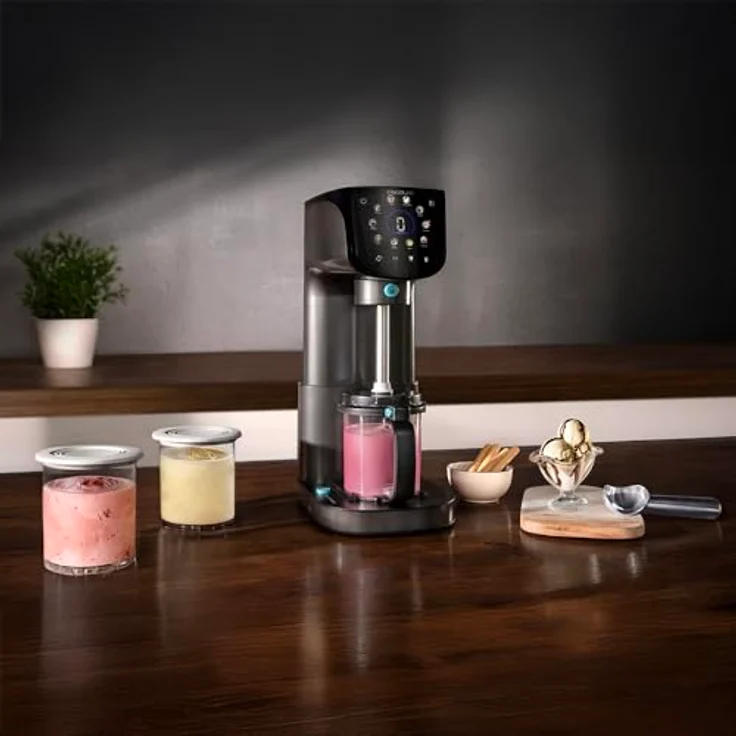 Cecotec Gelatec 2100, Speiseeismaschine mit 10 Programmen, CreamOn-Technologie und Touchscreen, 2,1 l Fassungsvermögen, Edelstahl – Bild 11