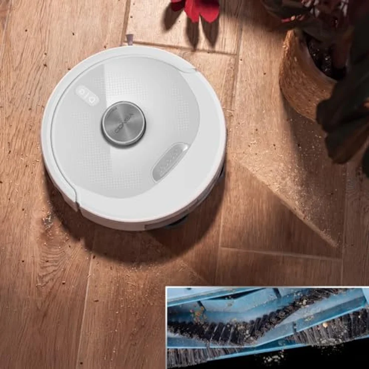 Cecotec Conga Y60, Beutelloser Staubsauger-Roboter mit Lasernavigation, 0,35 l, Perleffekt, autonom mit Selbstentleerung – Bild 7