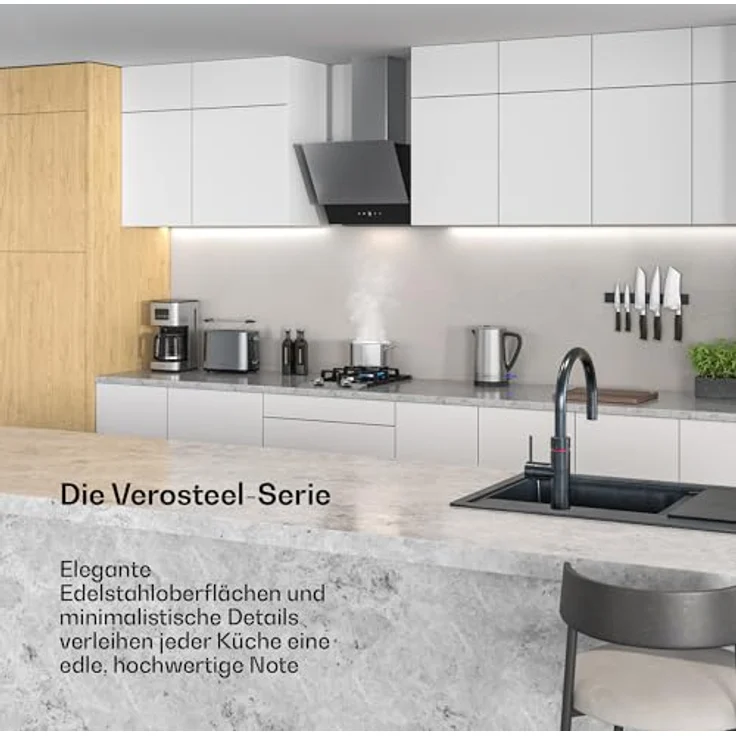 Klarstein Verosteel Filterkaffeemaschine Edelstahl, 1,5 L für bis zu 12 Tassen, LCD-Display, Warmhaltefunktion 40 min, Anti-Tropf-System, automatische Abschaltung – Bild 2