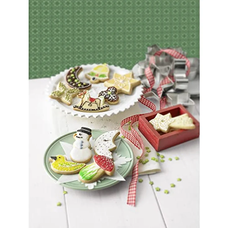 Kaiser Ausstechformen Weihnachten 25-teilig, Keksausstecher, Plätzchen Ausstecher unterschiedliche Größen, Cookie Cutter - Preisvergleich – Bild 4
