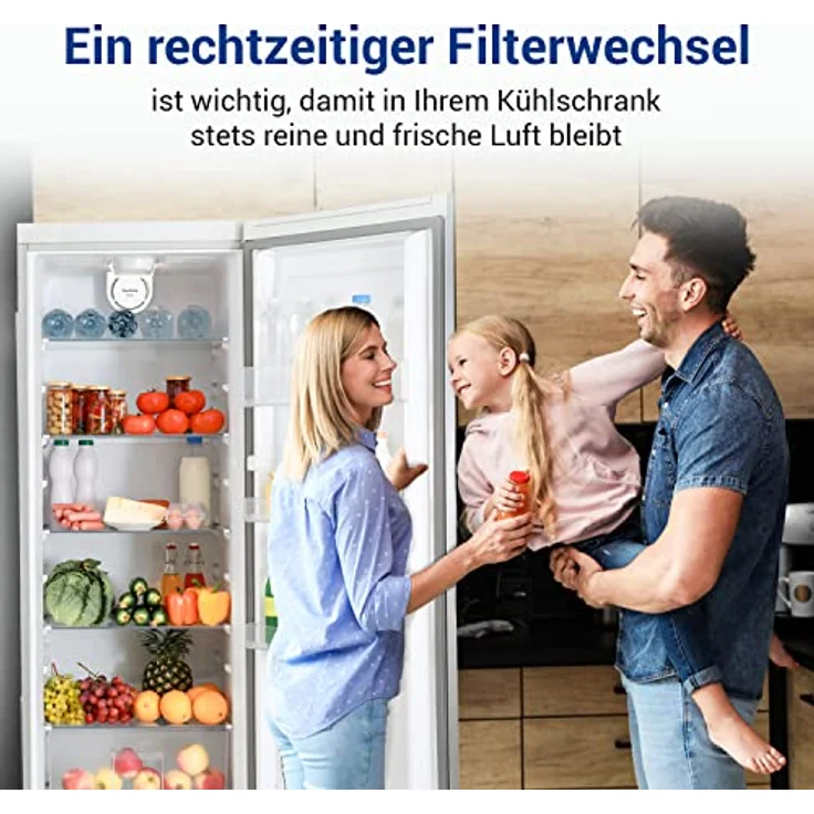 VIOKS Kohlefilter Set 4 Stk für Kühlschrank LIEBHERR 9096342, Aktivkohlefilter 45mmØ – Bild 7