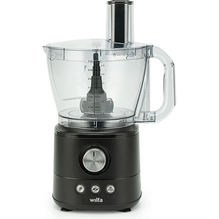 wilfa Zerkleinerer Essentials Foodprocessor, 3l Fassungsvermögen, abnehmbare Schüssel