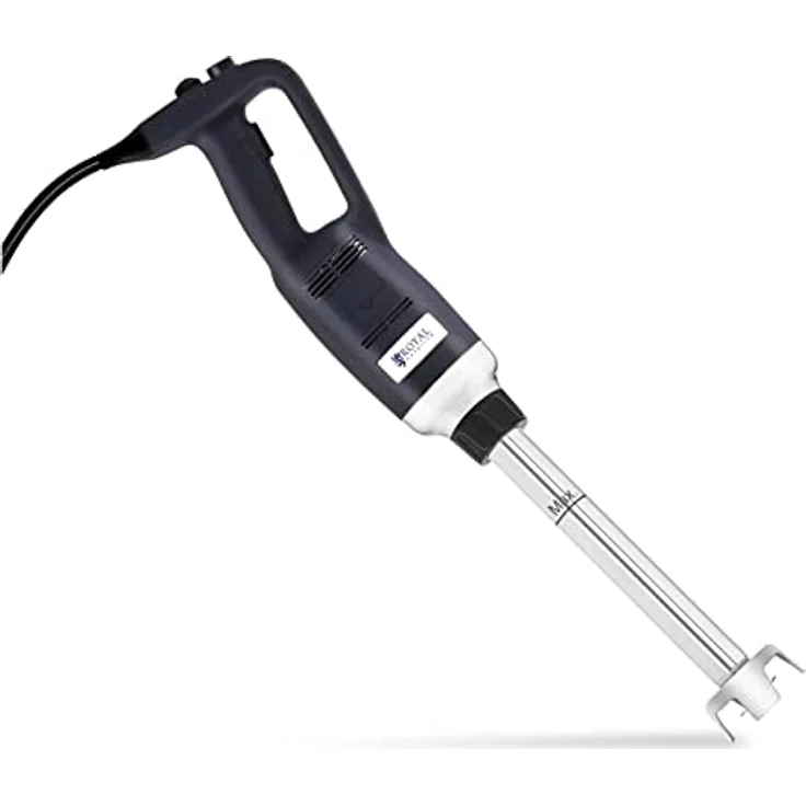 Royal Catering RCSM-500-300P Stabmixer Pürierstab Zauberstab (ergonomischer Griff, 500W, 4.000-16.000 U/min stufenlos, Spritzschutz, Mixstab 300mm, Edelstahl) Schwarz – Bild 1
