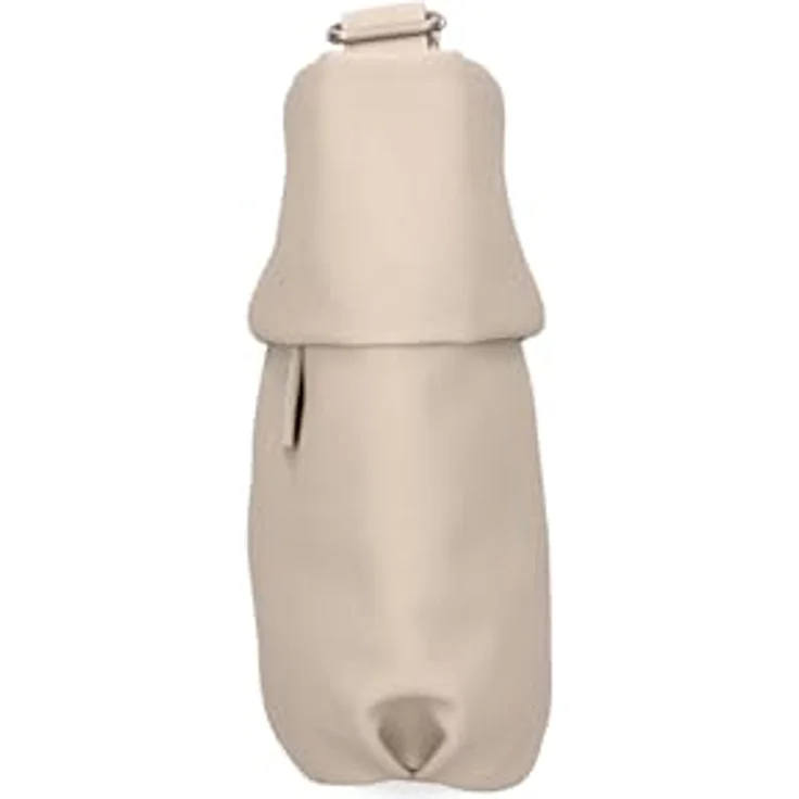 Zwei Mademoiselle.M Umhängetasche, beige, 22 cm x 6 cm x 21 cm aus 100% Polyurethan – Bild 5
