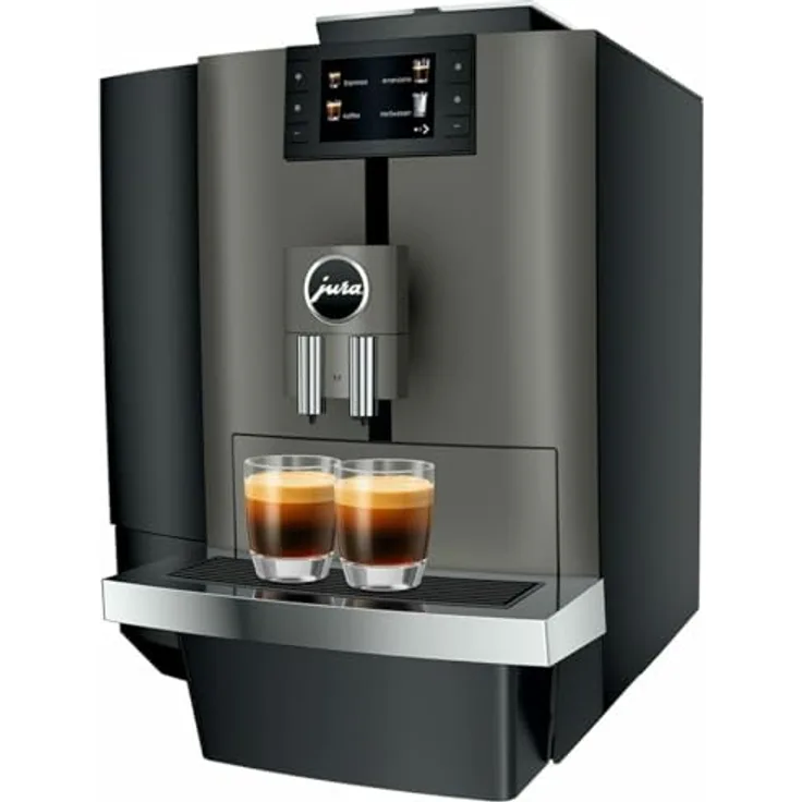 Jura Kaffeevollautomat 15544, Schwarz, Stahl, 1450 W, 15 Bar, mehrfarbig