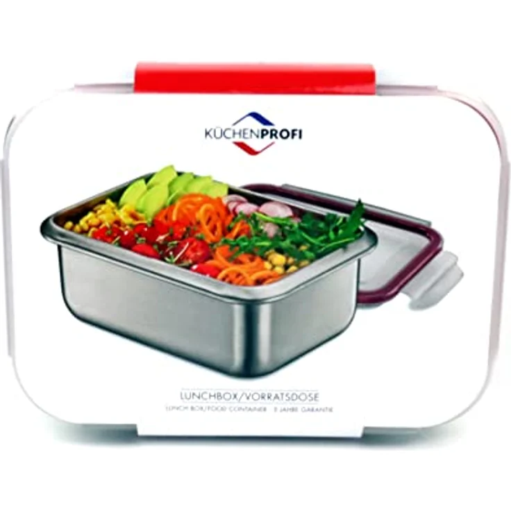 Küchenprofi Vorratsdose-Kp1001672800 Lunch-Boxen, Edelstahl, Glas, One Size – Bild 4