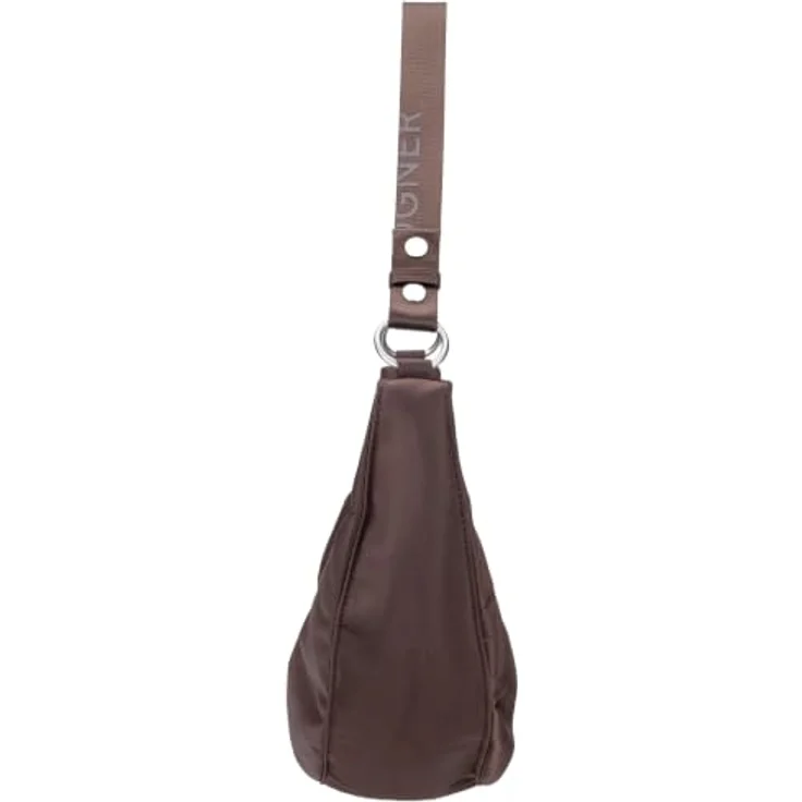 BOGNER Schultertasche Maxon Kyla, Damen Schultertasche aus Nylon in Dunkelbraun, 9.5 cm x 16 cm – Bild 5