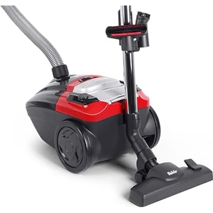 Fakir 3843003 Red Vac Power Bodenstaubsauger, mit Beutel 700 Watt, rot schwarz – Bild 6