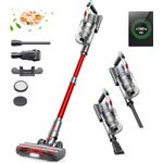 Laresar Akku-Hand-und Stielstaubsauger Elite S6, Kabelloser Staubsauger 450W, 38KPa Saugleistung, 1,5L Staubspeicherkapazität, Bis zu 55 Min Laufzeit, rot - Preisvergleich