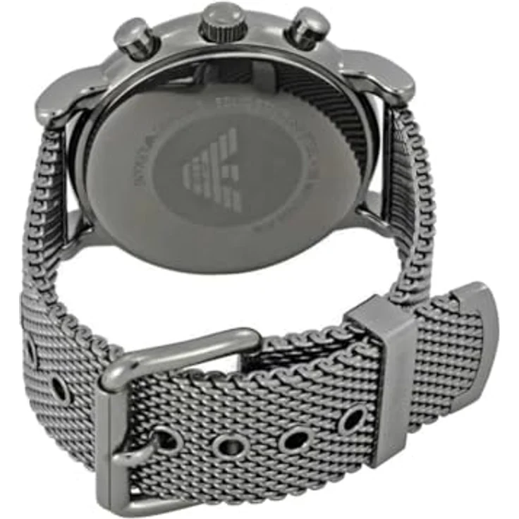 Emporio Armani Herren Chronograph Quarz Uhr mit Edelstahl Armband AR1979 – Bild 2