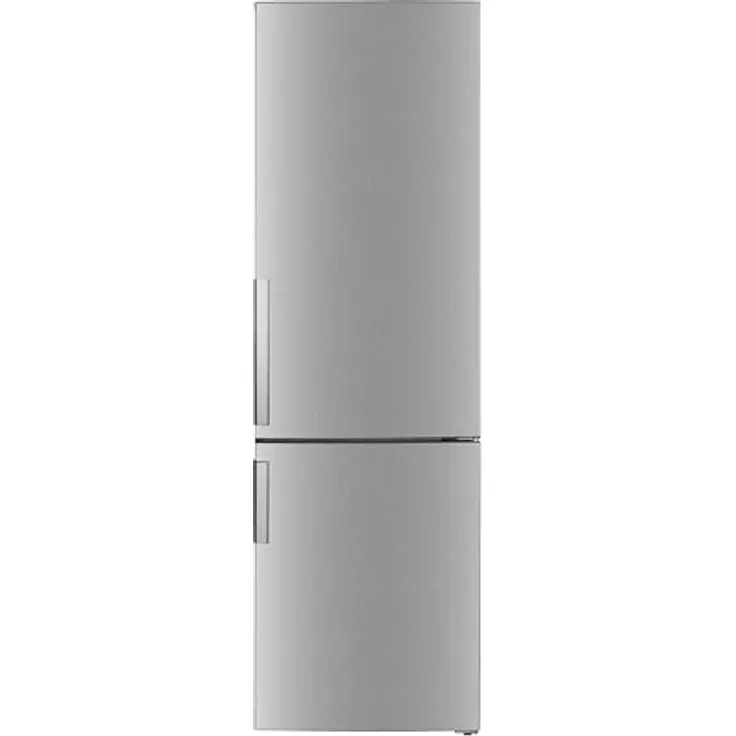 PKM BKG55HNFCIX Kühl-Gefrierkombination, Inox Design, 253 L Gesamtinhalt, Energieeffizienzklasse C, LED-Beleuchtung, Schnellgefrieren, freistehend