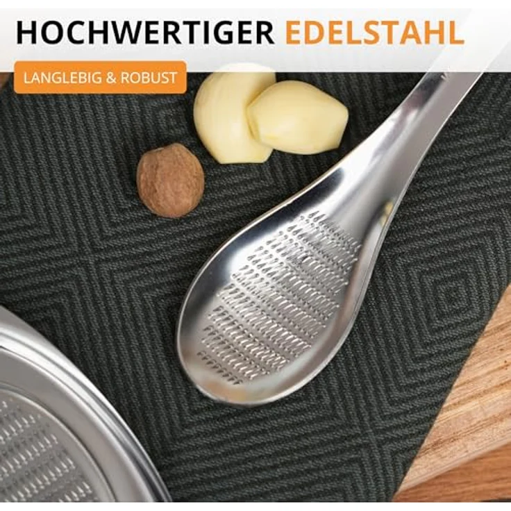 Westmark Löffel- - Ingwerreibe aus rostfreiem Edelstahl, 18,3 x 4,2 cm, 11582260 – Bild 6