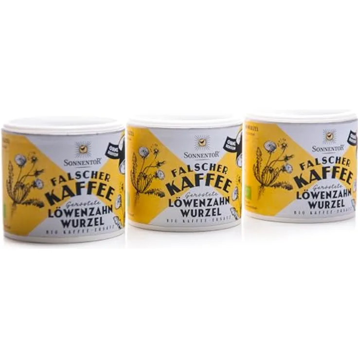 Sonnentor Löwenzahnwurzel Bio, 75 g Pulver als Kaffee-Ersatz aus gerösteter Bio-Wurzel