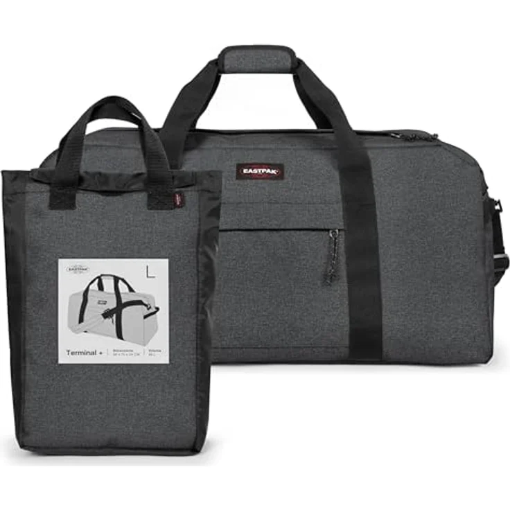 Eastpak Terminal, Reisetasche 75 cm, schwarz, 100% Nylon, 24 cm x 38 cm – Bild 6