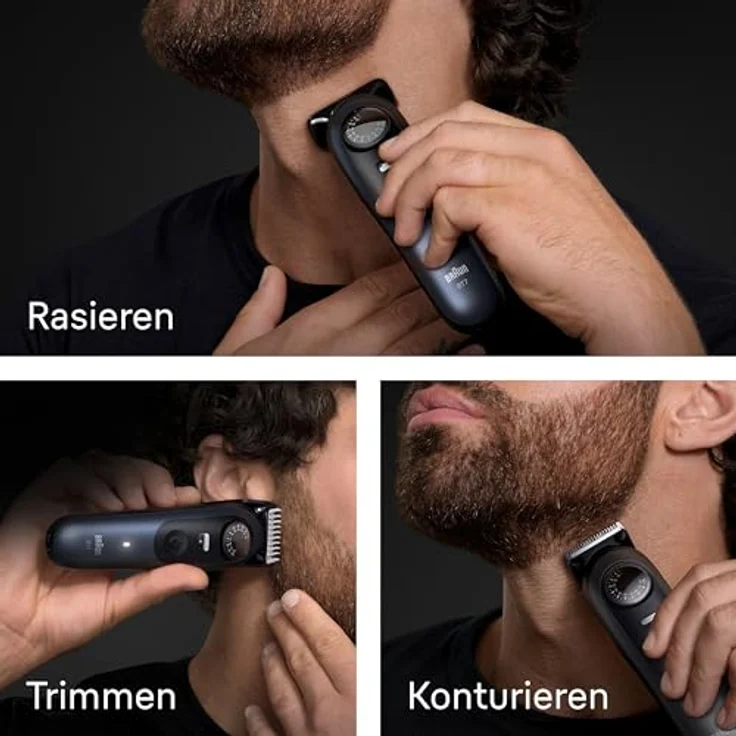 Braun Series 7 BT7520, Barttrimmer Nass&Trocken Rasierer mit Lithium-Ion Akku, 120 Min Laufzeit, Versandkostenfrei, Champions League Tickets gewinnen!* – Bild 5