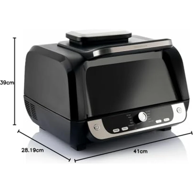 InnovaGoods Air Fryer Fryinn 12-in-1, Ölfreie Fritteuse mit Grill, 3400 W, Schwarz, 6 L – Bild 11