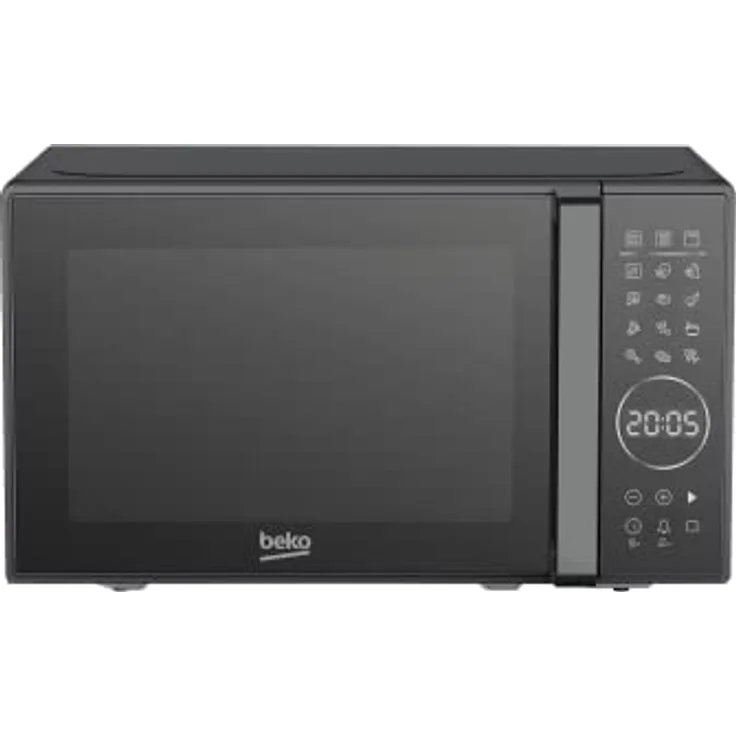 Beko MGC20130BB Mikrowelle mit Grill 20 Liter, 1000 W, digitaler Timer, Freistehend, 10 Leistungsstufen - Schwarz