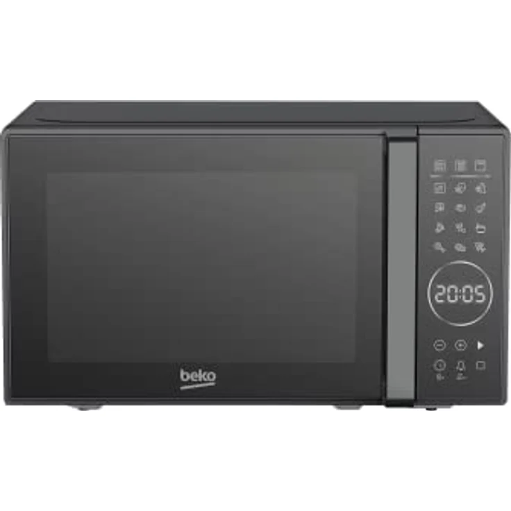 Beko MGC20130BB Mikrowelle mit Grill 20 Liter, 1000 W, digitaler Timer, Freistehend, 10 Leistungsstufen - Schwarz – Bild 1