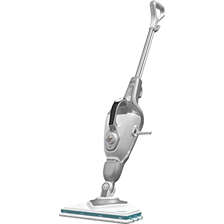 Black & Decker BHSM168D-QS Delta Kopf 1600W Steam-Mop, Grau, Blau