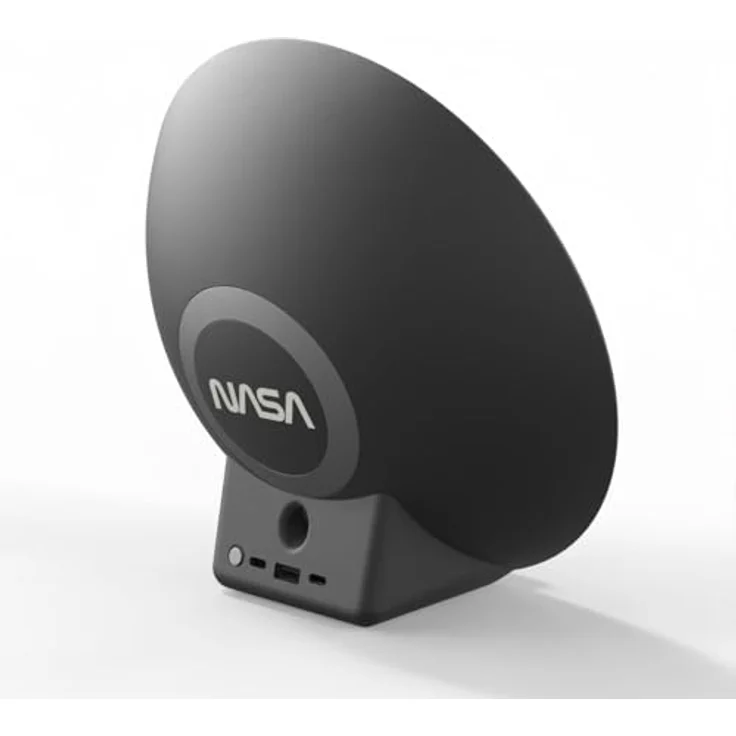 Nasa SPC600, Wecker mit BT-Lautsprecher, Qi-Charger und LED-Licht, kabellos – Bild 5