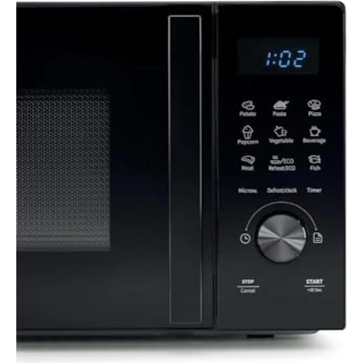 Hisense H20MOBSD1H, Mikrowelle in Schwarz, 20 L Innenvolumen, 700 W Leistung, flache Oberfläche, benutzerfreundliche Steuerung – Bild 3