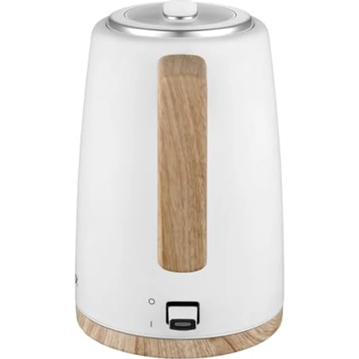 Concept Wasserkocher RK3315, 1.7 l, 2200,00 W, Elektrischer Wasserkocher 2200W 1.7L weiß, Britischer STRIX Stecker, Holzimitat Griff, 360° drehbarer Sockel – Bild 7