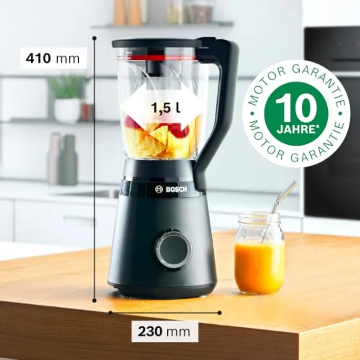 Bosch MMB4151B Standmixer, 1200 W, 1.5 L, 30000 U/Min, VitaPower, Versandkostenfrei – Bild 2
