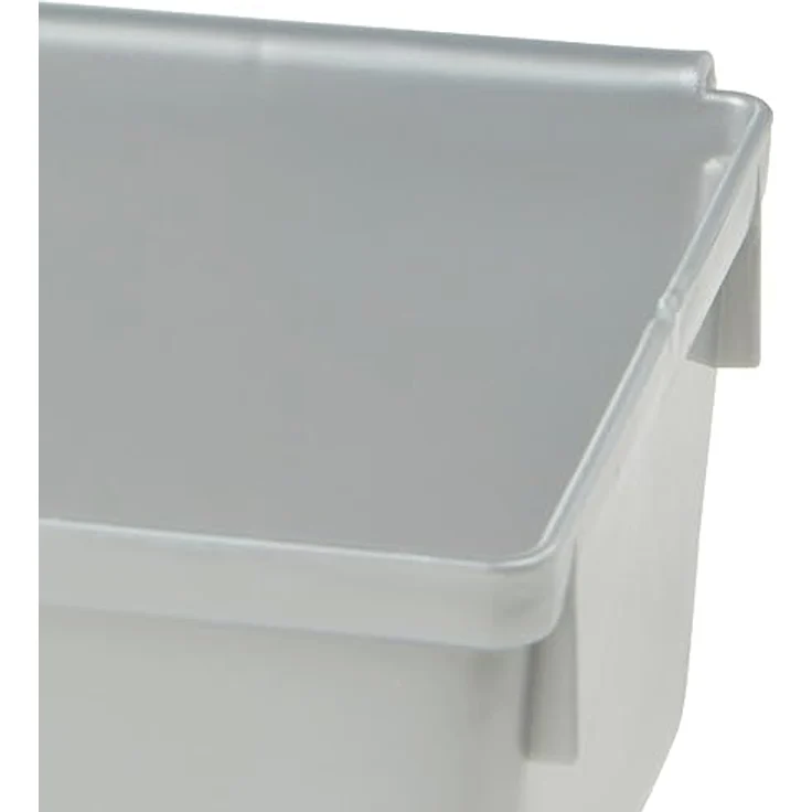 ok Schubladeneinsatz, (B)80 x (T)300 x (H)50 mm, PP, silber – Bild 8