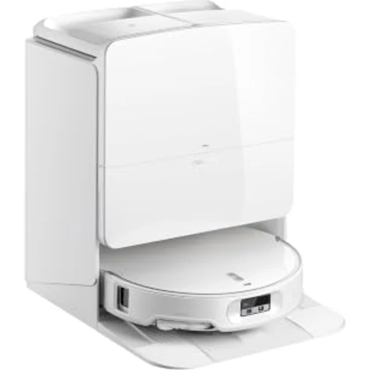 Roborock Qrevo Edge 2 Pro, Beutelloser Staubsauger-Roboter mit HyperForce-Saugleistung 25.000 Pa, 3 Rad-System, Weiß, Ultradünn, preziSense LiDAR-Navigation – Bild 2