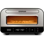 G3Ferrari Pizzaofen Pizza Pro 2 Minuti, leistungsstark mit 1850 Watt, Schwarz und Silber