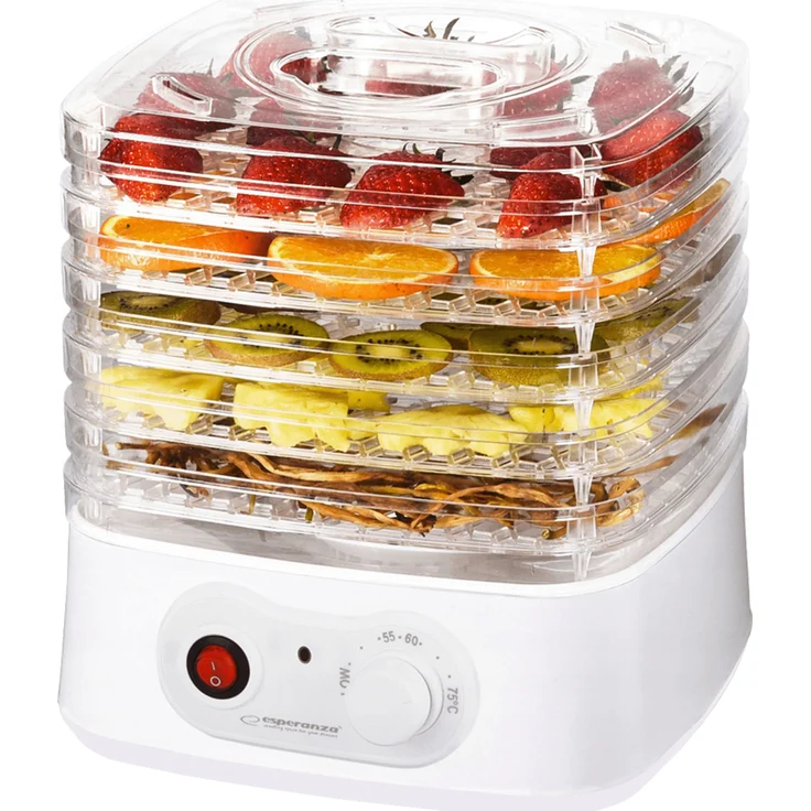 Esperanza Fruit and mushroom dryer Esperanza KD004, Dörrautomat, Weiss – Bild 1