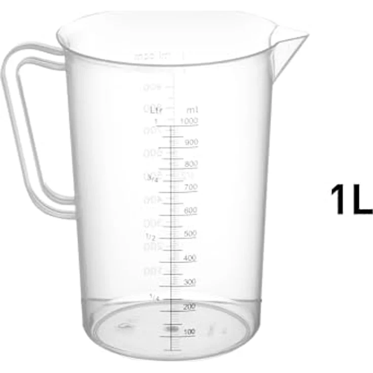 Hendi Messbecher mit Skala, 1.0 Liter, transp. Kunststoff – Bild 3