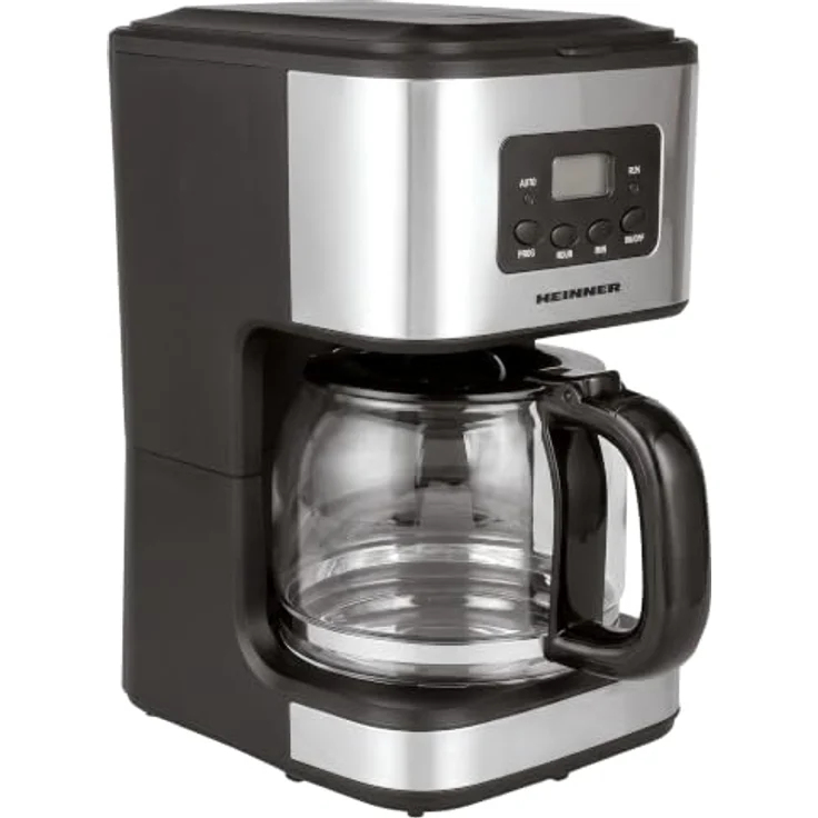 Heinner HCM-D915, Filterkaffeemaschine, 1,5 l, 900 W, Schwarz/Edelstahl, LCD-Display, Warmhaltefunktion, spülmaschinenfest – Bild 2