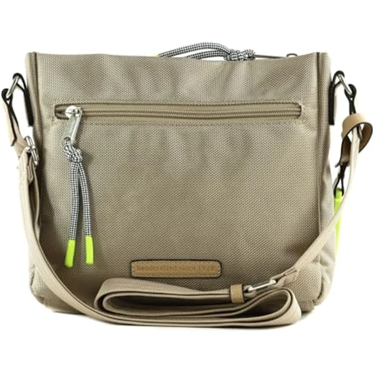 Picard Lucky One Umhängetasche, 24 cm, braun, Nylon, mit Reißverschluss- und Magnetverschlussfächern – Bild 3