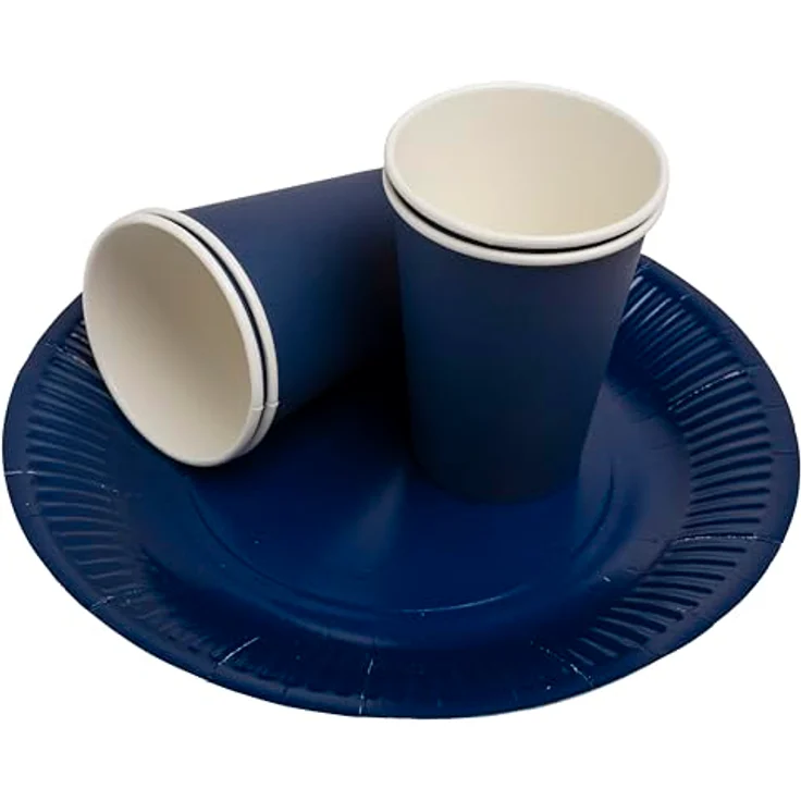 WHEN 21 Pro Tischdecke 89112i 15 Becher, 20 cl, Karton, Marineblau, FSC zertifiziert – Bild 2