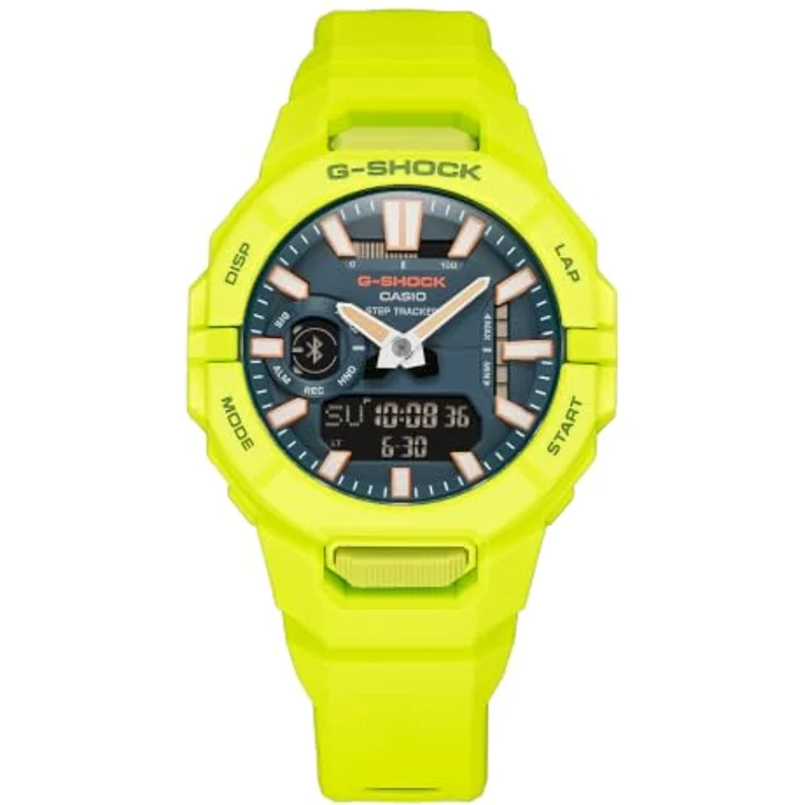 Casio G-Shock GBA-950-9A3ER Herren-Armbanduhr, analog-digital, schwarzes Zifferblatt, gelbes Armband, 49 mm Gehäuse – Bild 1