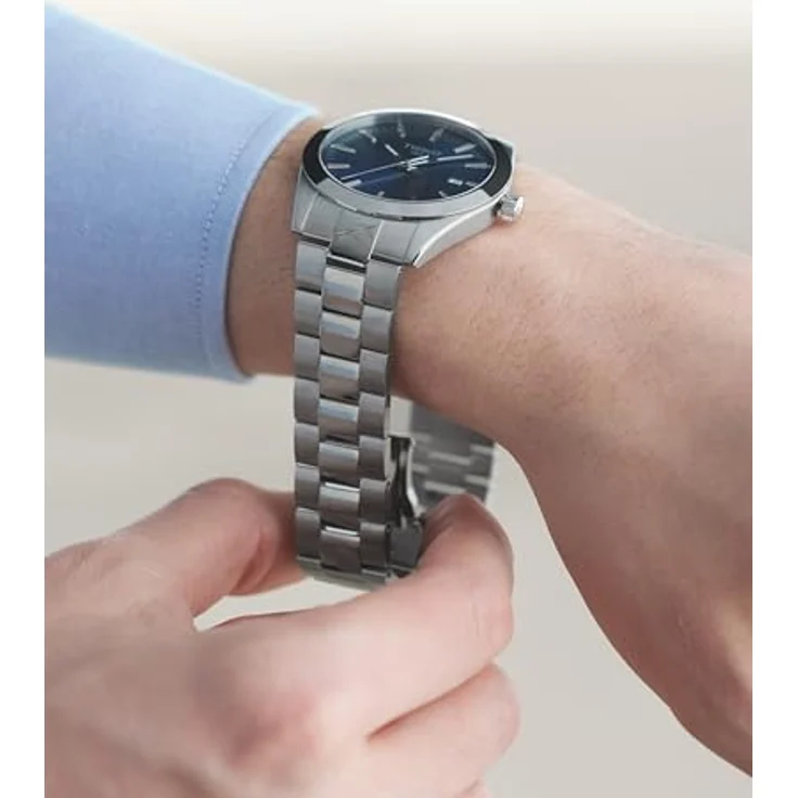 Tissot Gentleman T127.410.11.041.00, Luxusuhr mit feinem Lederarmband und klassischem Design – Bild 3