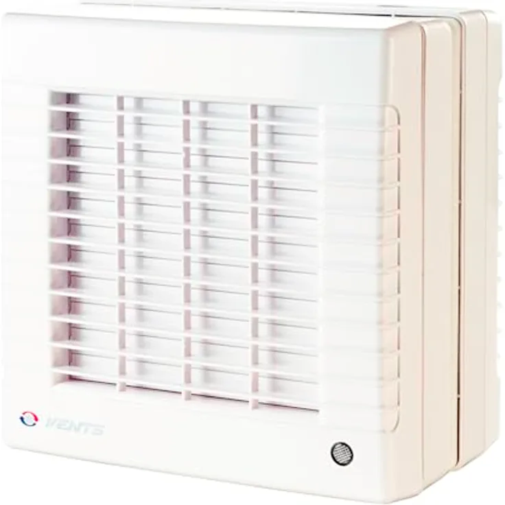 Vents Wandventilator Fensterventilator 125 MAO1 TH, Feuchtesensor, 22 W Leistung, 1 Geschwindigkeitsstufe, 190 cm Höhe, Lautstärke 35 dB
