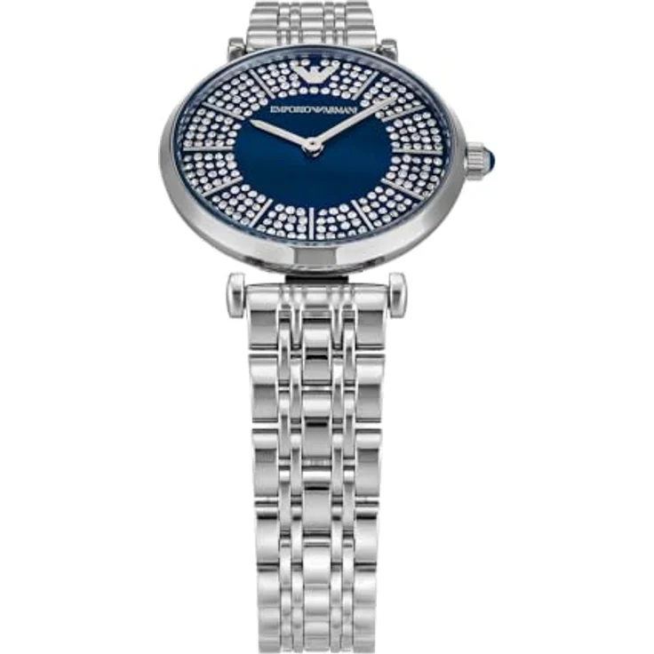 Emporio Armani Fitnessuhr AR11627, Edelstahlarmband, blau – Bild 4