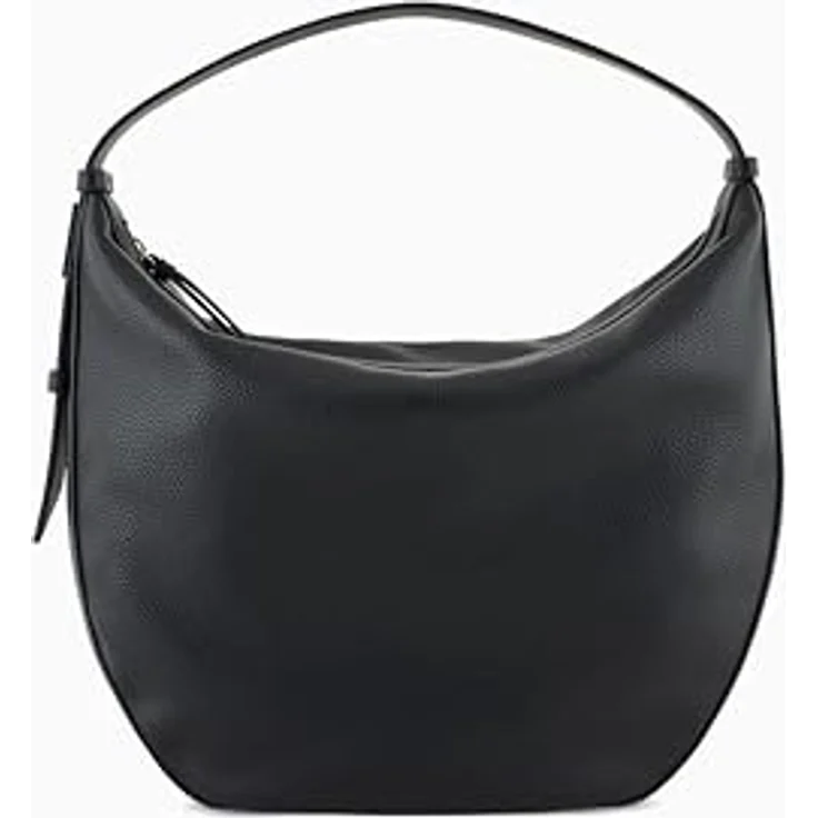 Armani Exchange Susie Schultertasche, 27 cm, Schwarz, aus robustem Polyester mit praktischen Reißverschlussfach und vielseitigem Umhängeriemen – Bild 1
