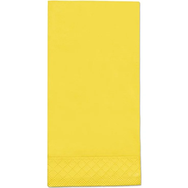 Tork 477880 Soft Lunchservietten Gelb 1/8 Falz / 3-lagige, vorgefaltete Servietten für kleine Gerichte oder Snacks / Advanced Qualität / 10 x 150 (1500) Papierservietten / 32,6 x 33 cm (B x L) – Bild 4