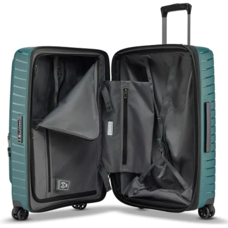 Stratic Novium 4 Rollen Trolley M 65.5 cm, Dehnfalte, 100% Polypropylen, petrol – Bild 7