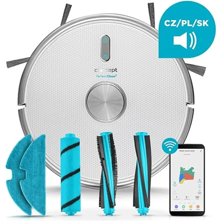 Concept VR3125 Robotic Vacuum Cleaner s mopem 2 in 1 Perfect CLEAN Laser – Bild 1