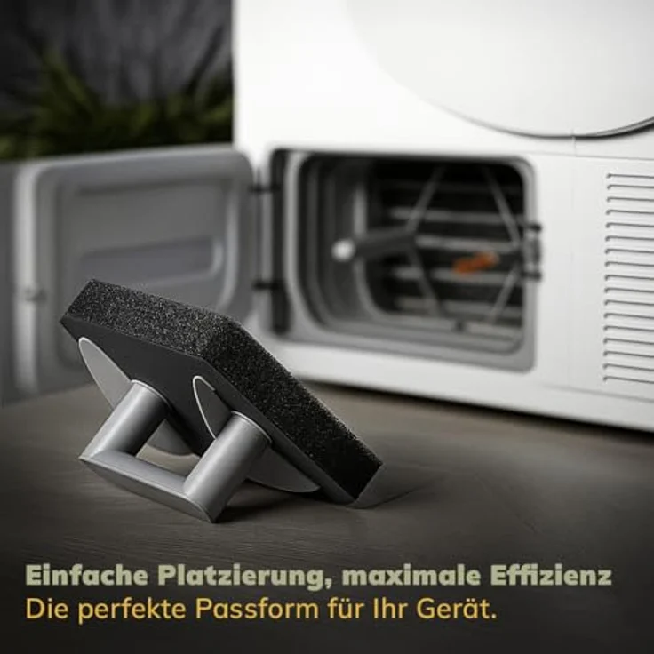 Roxlin Filtermatte für Miele T1 9164761, Doppellagiger Schwammfilter für Wärmepumpentrockner, 207 x 157 x 30 mm, waschbar und wiederverwendbar, Made in Germany – Bild 3