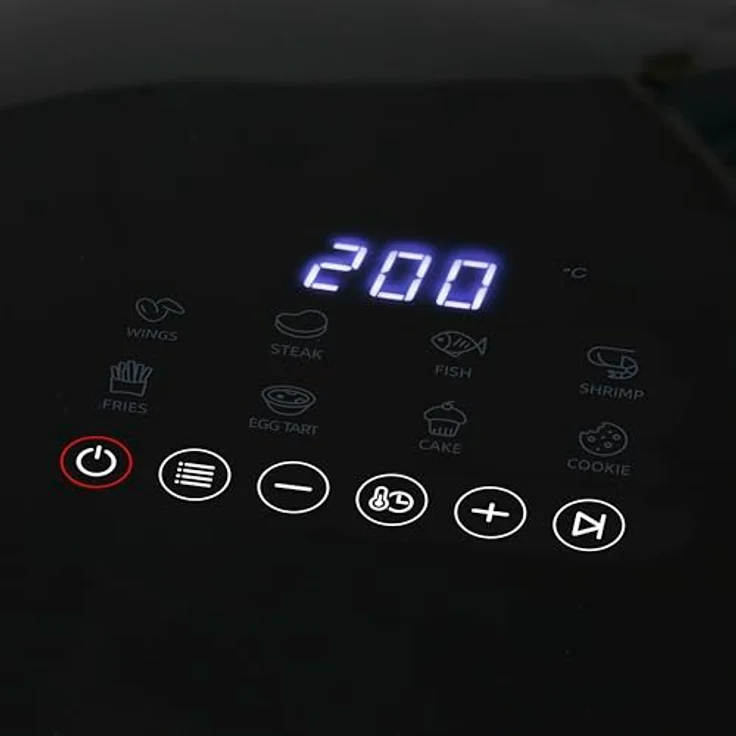 Emerio Heißluftfritteuse XL 5L | 2 Heizelemente aus Edelstahl | 8 Automatikprogramme | BPA-frei | 2000W | AF-131797.1 – Bild 5