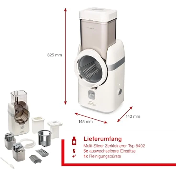 Solis Universalzerkleinerer, kompakter Zerkleinerer für vielseitige Einsatzmöglichkeiten – Bild 6