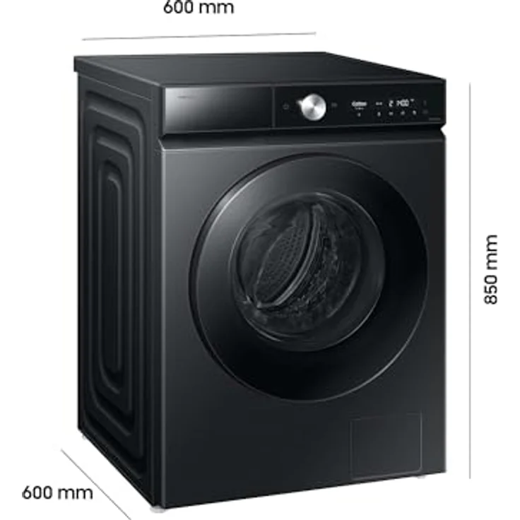 Samsung Waschtrockner WD8400D WD90DB8B85GBU2, 9 kg, 6 kg, 1400 U/min, automatische Dosierung, weiß – Bild 3