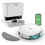 iRobot Roomba Combo® Essential 2 mit Absaugstation, Staubsauger-Roboter mit 4-Stufen-Reinigungssystem, Wischfunktion, und iRobot Home App, schwarz